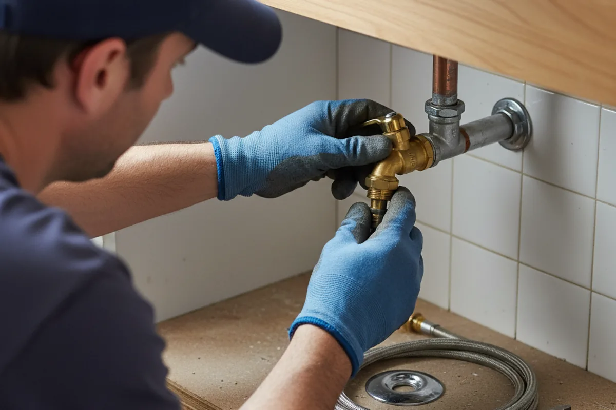 Shutoff valve and fitting work during Repiping in Coeur d'Alene
